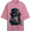 Flamingo Rebel Chimp “FARM” Beanie Graphic Tee, Unisex
