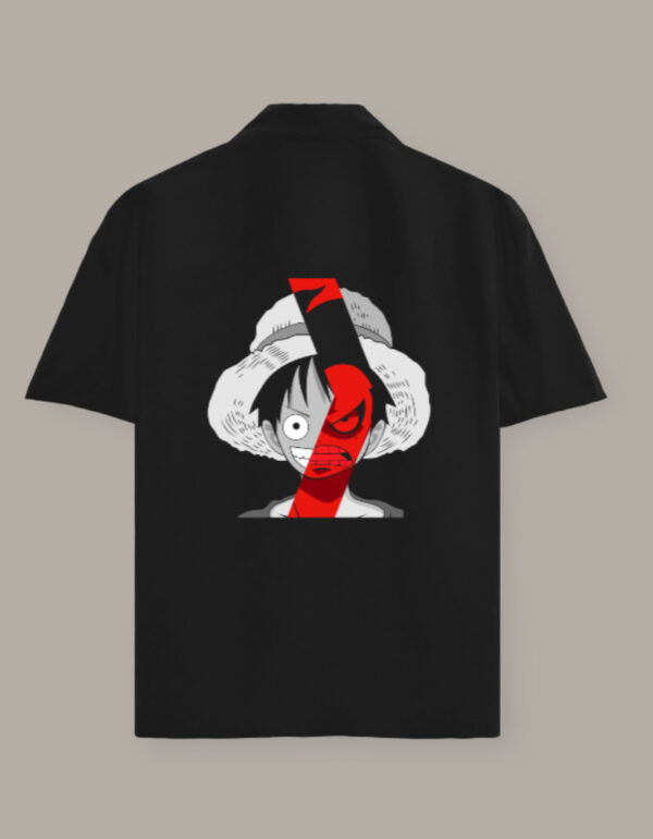 "Luffy Dual Mode – Anime Half Sleeve Shirt"