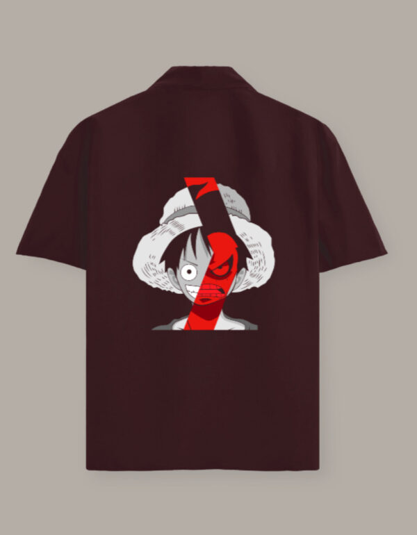 "Luffy Dual Mode – Anime Half Sleeve Shirt"