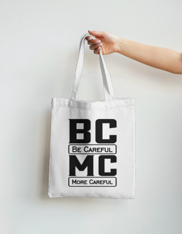 Front_1_c_1-11.jpg BC X MC Tote Bag Non Zipper
