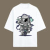 Space Rider – Oversized Cosmic Biker Tee