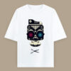 "Psycho Pop Skull" – Oversized Graphic T-Shirt