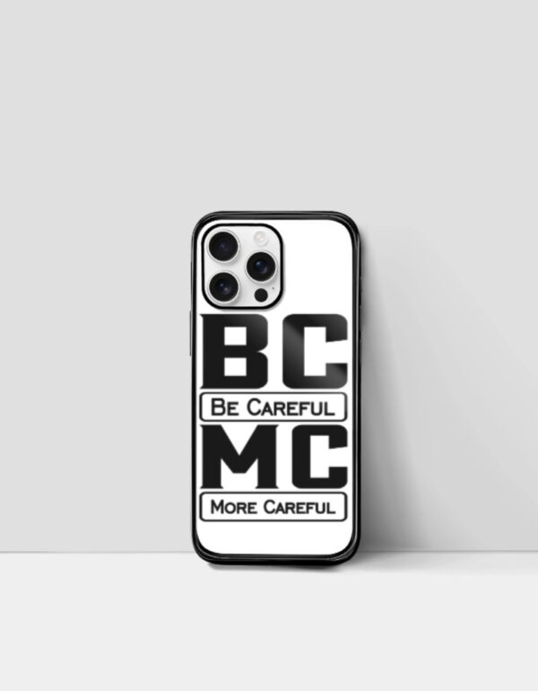 BC X MC IPhone Glass Case