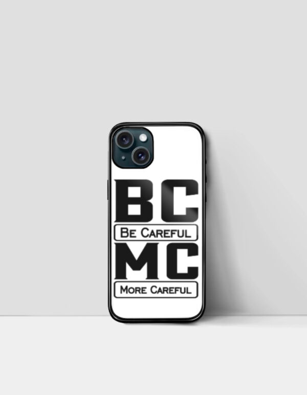 BC X MC IPhone Glass Case