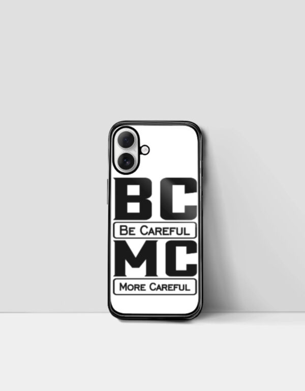 BC X MC IPhone Glass Case