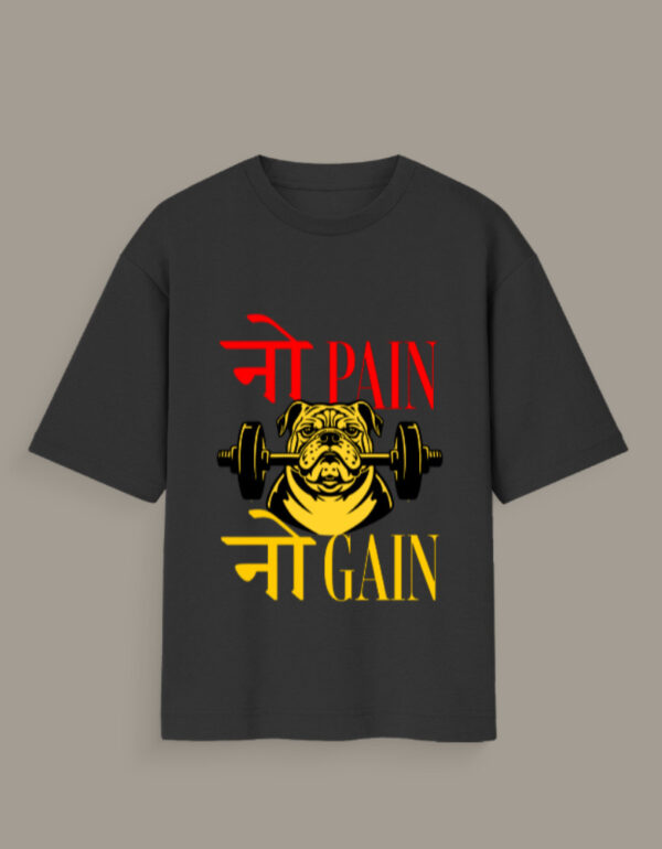 Front_1_c_2-114.jpg No Pain No Gain – Buff Doggo T-Shirt
