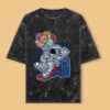 Space Dreamer – Astronaut Balloon Acid Wash T-Shirt