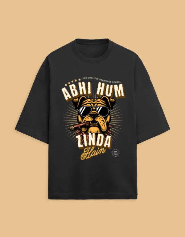 Front_1_c_2-172.jpg "Abhi Hum Zinda Hain – Swag Bulldog Tee"
