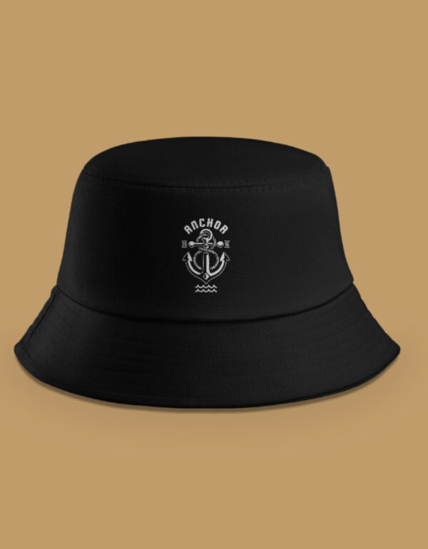 Anchor Drift Embroidered Bucket Hat