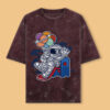 Space Dreamer – Astronaut Balloon Acid Wash T-Shirt
