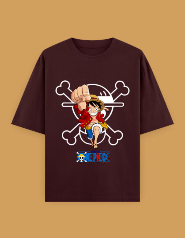 Front_1_c_25-78.jpg "Straw Hat Power" – One Piece Oversized T-Shirt
