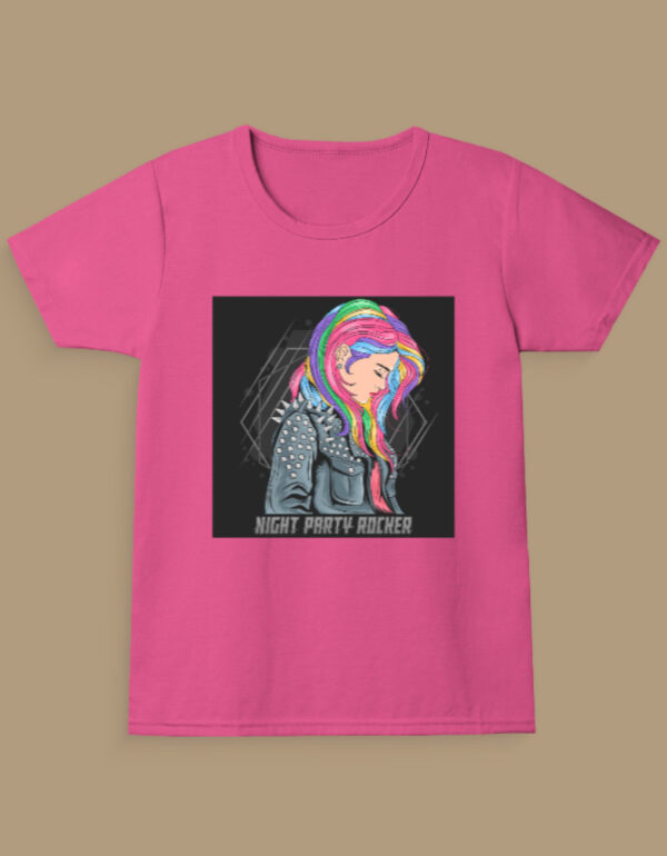 Girl's Graphic Crew Neck T-Shirt