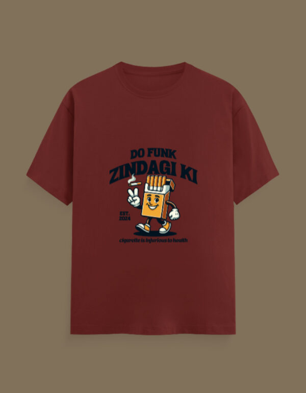 Front_1_c_39-8.jpg Do Funk Jindagi Ki – Ciggie Swag T-Shirt