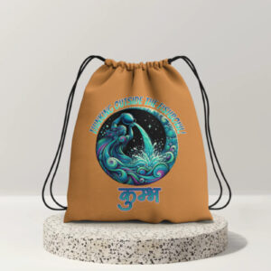 Front_1_c_55-1.jpg Kumbha Vibes – Zodiac Drawstring Bag