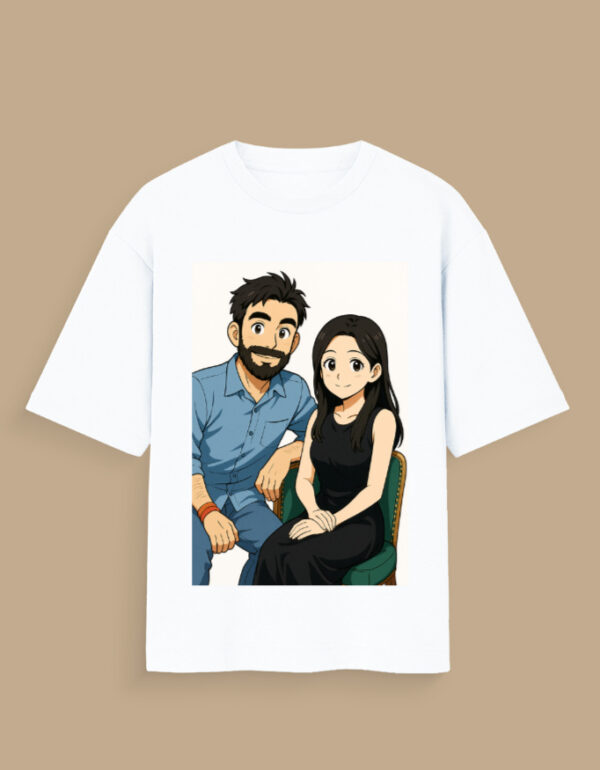 Front_1_c_1.jpg Ghibli Unisex Oversized Standard T-Shirt